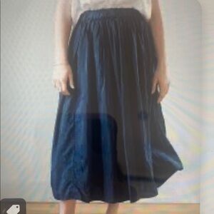 CP shades Elegant silk cotton olive green brown manon   Skirt new without tags